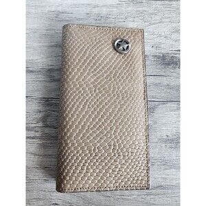 Western Ranger Rodeo Wallet Light Green Leather Reptile Embosed Faux Lonestar